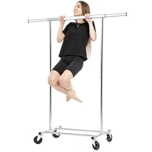Tatkraft Darren - Burro Ropa Resistente con Ruedas, Hasta 100 kg