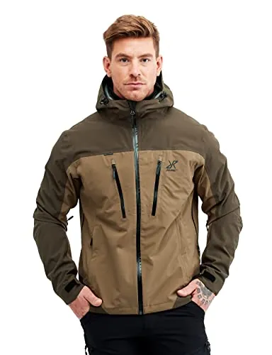 RevolutionRace Silence Proshell 3L Jacket para Hombre, Chaqueta Impermeable Al Aire Libre, Cub 3.0, XL