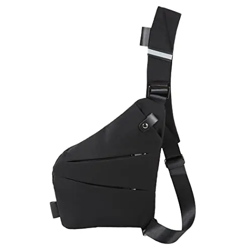 Ovecat Bolso bandolera antirrobo unisex, Black