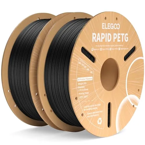 ELEGOO Filamento PETG Rápido 1.75 2KG Negro