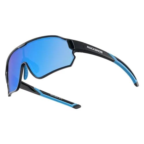 ROCKBROS Gafas Ciclismo para Niños, Gafas de Sol Polarizadas Montura TR90 Protección UV400 para MTB Running Deportes al Aire Libre
