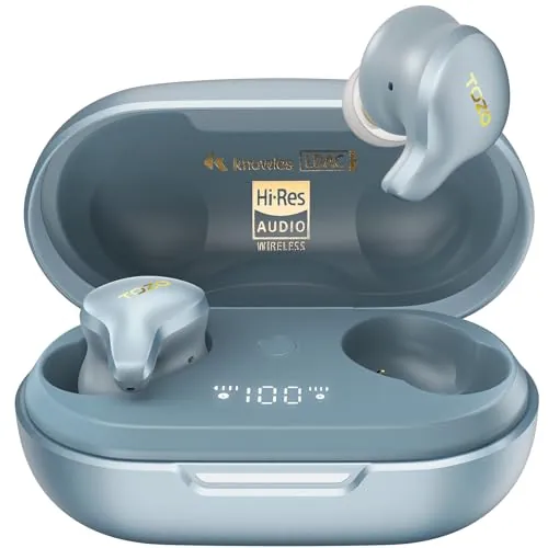 TOZO Golden X1 Auriculares Inalámbricos Bluetooth, ANC 42dB y Sonido Hi-Res
