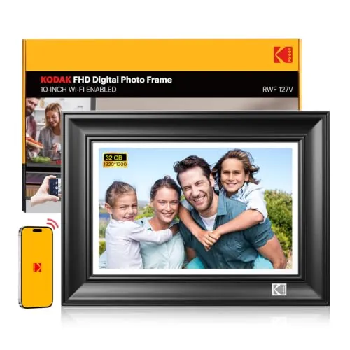 KODAK WiFi Marco de Fotos Digital 10 Pulgada, 32GB Memoria, FHD Touchscreen