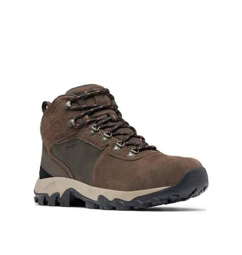 Columbia Newton Ridge Plus 2 Suede WP, Botas De Senderismo, Hombre, Marrón (Cordovan/Spice), 44 EU