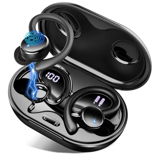 Auriculares Inalámbricos Deportivos 5.4, 2026 Cascos Bluetooth HiFi Estéreo