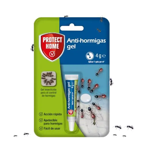 Cebo antihormigas formato gel. Para interiores y exteriores. Rápida acción, altamente atractivo. 4g