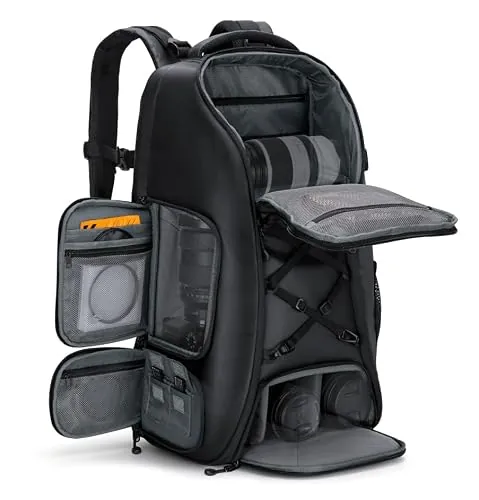 K&F CONCEPT Mochila Cámara Bolsa Fotografia Profesional 30L