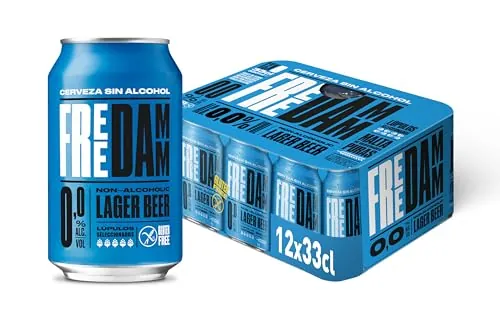 Free Damm Cerveza sin Alcohol 0,0, 12 x 33cl