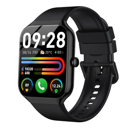 Motast Reloj inteligente para hombre y mujer, HD, reloj inteligente con llamadas Bluetooth
