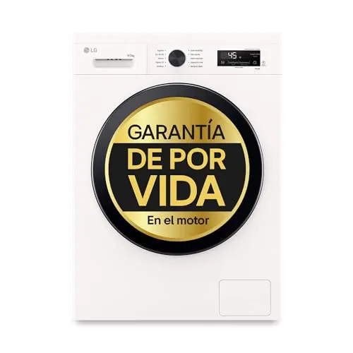 LG W4X1095NWK - Lavadora Secadora Inverter Direct Drive 9/5kg, 1400 rpm, 6 Motion, Vapor Steam, Wi-Fi ThinQ, Clasificación A (Lavado) E (Secado), Serie 140, Blanco