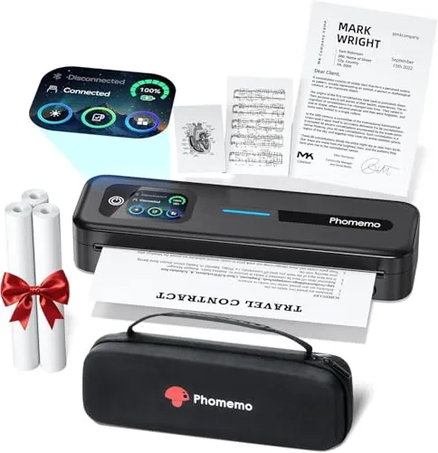 Phomemo M832D Impresora Termica A4, Pantalla táctil y Bluetooth sin Tinta