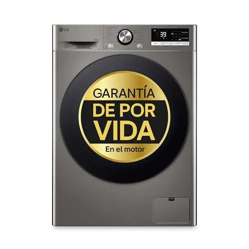 LG F4WR7010AGS - Lavadora Inteligente, 10kg, AI Direct Drive, 1400rpm, Carga Frontal, TurboWash 360º, Casificación A, Serie 700, Inox Grafito