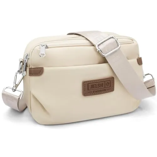 REETEE Bolso Bandolera Pequeño Mujer Casual Impermeable Con Correa Ajustable - Cruzado de Hombro Para Viajar, Escuela