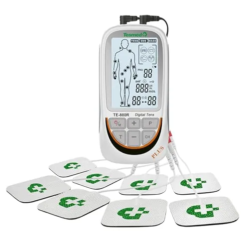 TESMED TE-880R Plus TENS, EMS y Masaje, Recargable