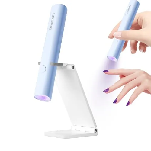 Lampara Uñas Semipermanentes, Denabuty Mini Lampara UV LED Uñas 3W 20/60S