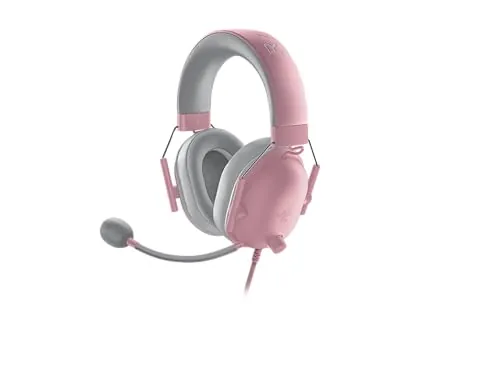 Razer BlackShark V2 X - Auriculares Gaming con Cable Multiplataparama (Diafragmas de 50mm TriForce, Micrófono Cardioide HyperClear, Ligereza y Comodidad, Compatibilidad Multiplataparama) Rosa