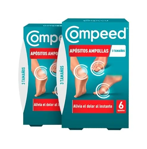 Compeed Ampollas Surtido, Apósitos Hidrocoloides Pies, Pack 2 x 6 uds