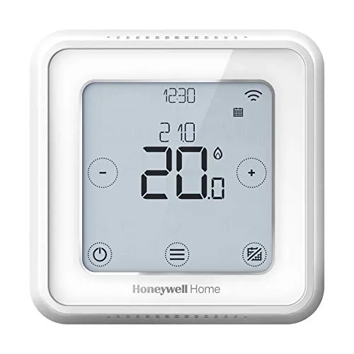 Honeywell Home T6 Termostato inteligente cableado con WiFi y aplicación móvil, ahorra energía y dinero, compatible con Apple HomeKit, Google Home, Amazon Alexa e IFTTT, blanco (1 pieza)