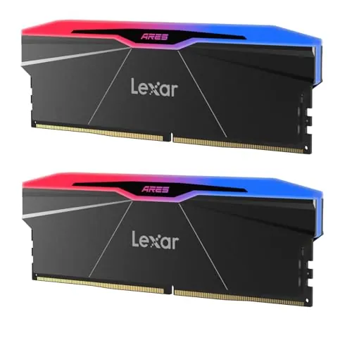 Lexar RGB DDR5 RAM 32GB Kit (2x16GB) 6000MHz CL28