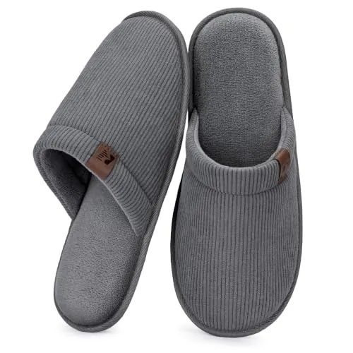RockDove Zapatillas Hombre LiteStep de Pana, 42/43 EU, Gris claro