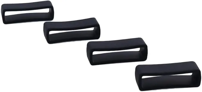 4 anillos universales de silicona antideslizante para correa de reloj de repuesto (26 mm)