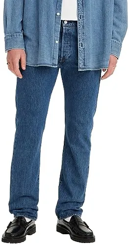 Levi's Hombre 501 Original Fit Vaqueros, Stonewash X, 38W / 34L