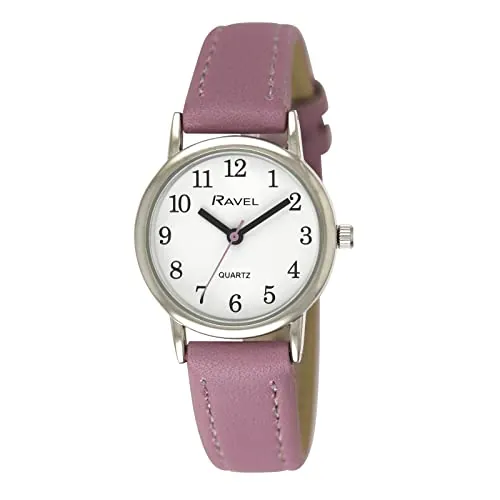 Ravel - Reloj de Mujer para Diario de Colores Pastel (Caja de 36 mm) - Cuarzo Analógico - R0137.07.1 - Morado