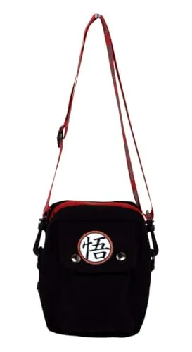 Dragon Ball Z Bolso para Niños, Bandolera Diseño Goku Clasico, Bolso Ajustable, Regalo Niños y Adolescentes