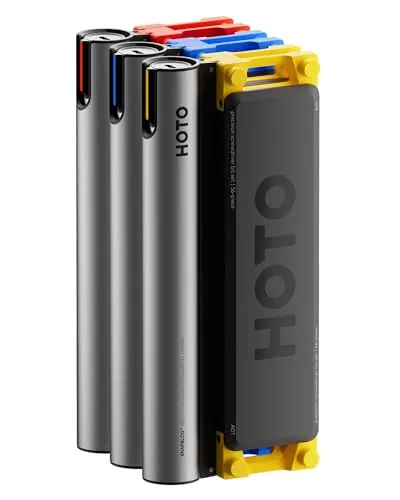 HOTO SNAPBLOQ™ Pioneer Edition, Herramienta modular 3 en 1 multifunción, Destornillador eléctrico, mini taladro y herramienta rotativa para bricolaje, reparación y modelismo