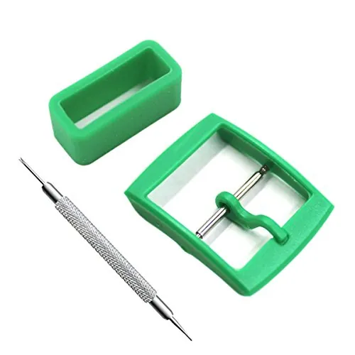 Correas de reloj con hebilla de plástico y trabillas de silicona de repuesto para relojes Swatch - Diferentes colores y anchos disponibles