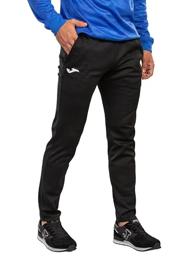 Joma Cleo II Pantalon Largo Deportivo, Hombre, Negro, M