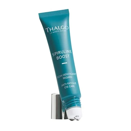 THALGO Spirulina Boost 2.0 Vitalising Eye Care 15ml con bolas de acero inoxidable de enfriamiento integradas