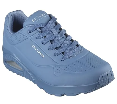 Skechers Uno Stand On Air, Zapatillas Hombre, Denim Durabuck Mesh, 46 EU