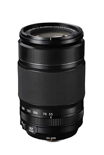 Fujifilm Fujinon XF 55-200 mm f/3.5-4.8 LM OIS - Objetivo para Fujifilm con montura X (distancia focal 55-200 mm, apertura f/3.5-4.8, zoom óptico 3.6x,estabilizador), color negro [importado]