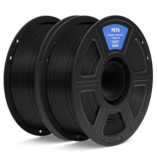 ELEGOO Filamento PETG 1.75 2KG Negro