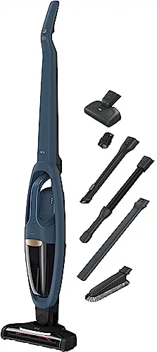 AEG QX7-1-I360 Aspiradora Escoba sin Cable 2 en 1, 21,6 V, 50 min, Azul