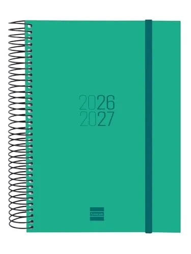Finocam Espir Agenda Curso 2026 2027 Diaria | Verde · Español