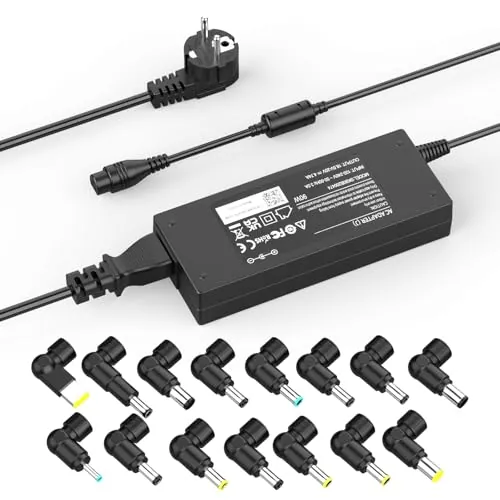 90W Universal Cargador Portátil Compatible con Lenovo ASUS DELL HP Acer IBM Toshiba Samsung Sony Fujitsu Gateway Notebook Ultrabook Chromebook Alimentación AC Adaptador Cord con 16 Puntas
