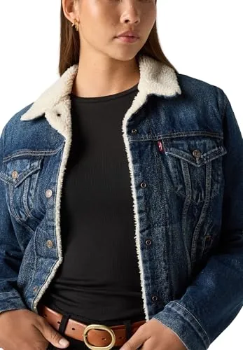 Levi's Original Sherpa Trucker, Chaqueta Mujer, That New New, XS