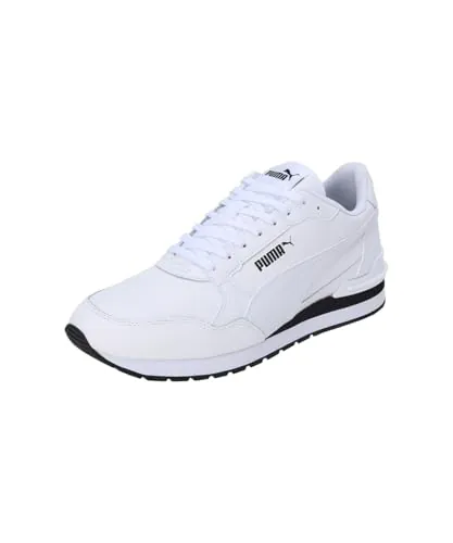 PUMA St Runner V4 L, Zapatillas Unisex Adulto, Puma White Puma Black Puma White, 38 EU