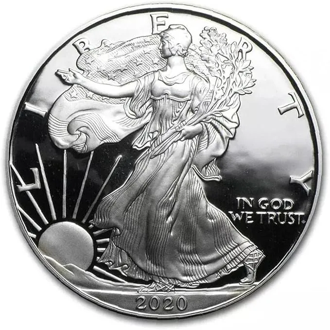 1pc Moneda Conmemorativa De América Estatua De La Libertad Recuerdo Colección De Monedas De Plata Regalo De La Decoración del Hogar