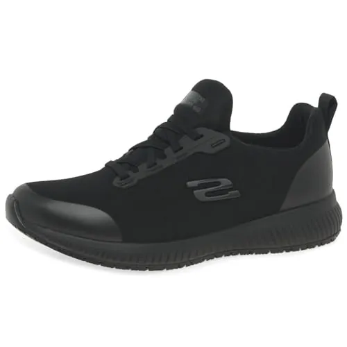 Skechers 77222EC Mujer Zapatos de trabajo, Negro, 37 EU