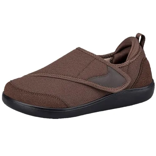 Eagsouni Zapatos Diabéticos Mujer Hombre Extra Anchos Ajustables