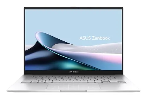 ASUS Zenbook 14 OLED UX3405CA-QD1481W - Ordenador Portátil 14" WUXGA (Intel Core Ultra 7 255H, 16GB RAM, 512GB SSD, ARC 140T, Windows 11 Home) Niebla Plateada - Teclado QWERTY español