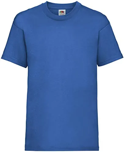 Fruit of the Loom Value T, Camiseta Niño, Azul (Königsblau), 14-15 años