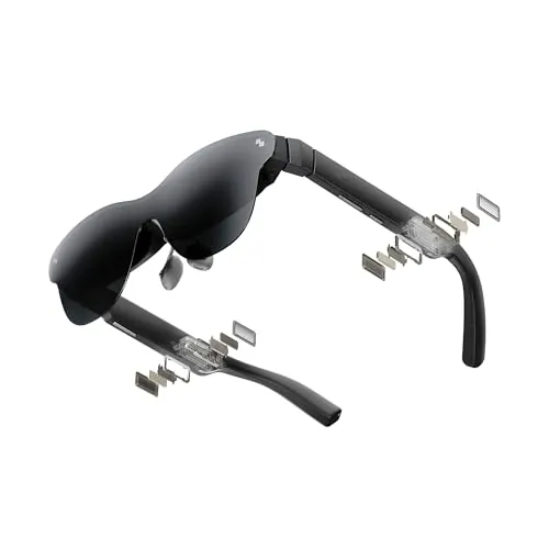 RayNeo Air 4 Pro Gafas AR/XR, Pantalla HDR10, Chip Vision 4000, Cine Virtual 201 Pulgadas, Audio by Bang & Olufsen, Gafas 3D para Películas y Juegos para iPhone 17,16,15/Android/Mac/Steam Deck/PS4/5