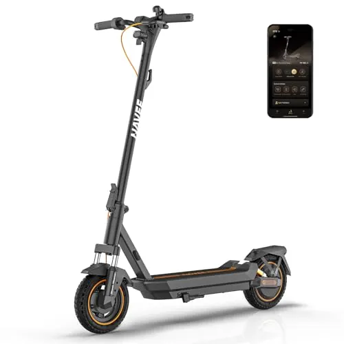 NAVEE Patinete Eléctrico Adultos GT3, Autonomía 50km, Máxima 25 km/h, Motor 700W 358Wh, Absorción Cuádruple Choques, Sistema Antideslizante TCS,18% Pendiente, Neumáticos Tubeless de 10”