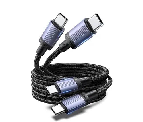 UGREEN 2Pack Cable USB C 240W 5A 48V Carga Rápida Trenzado Nylon (1M)