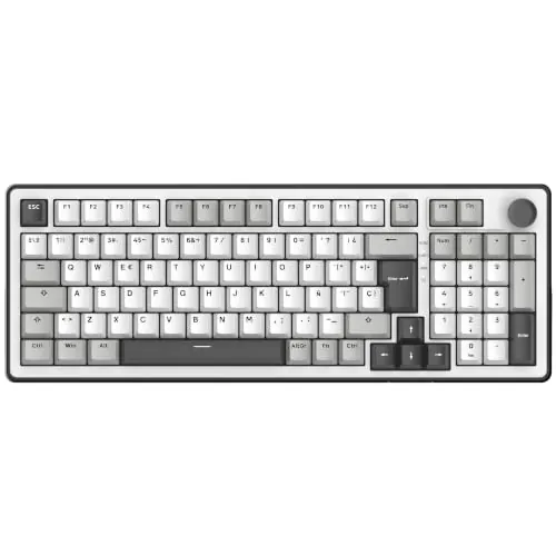 The G-Lab KEYZ Elite 400 WG - Teclado Inalambrico Gaming, Mecanico QWERTY Ñ