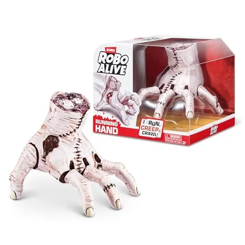 ROBO ALIVE Horror Series 1 Running Hand de ZURU | Corre, se arrastra y gatea, diseno detallado realista, juguete broma robotico espeluznante, pilas incluidas, regalo ninos